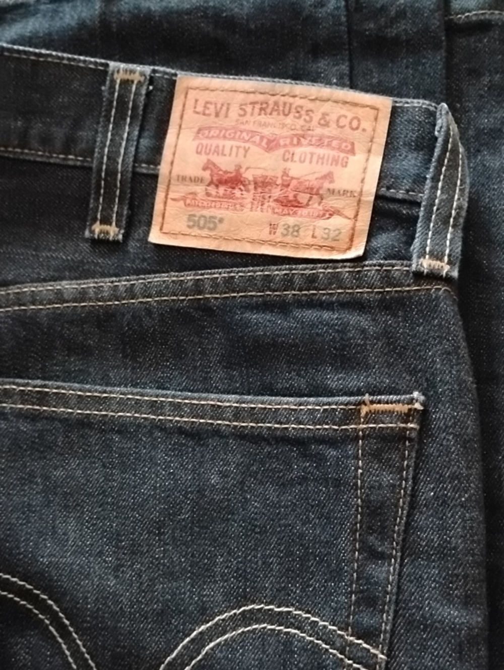 Levi's Men's Straight Jeans in Dark Indigo